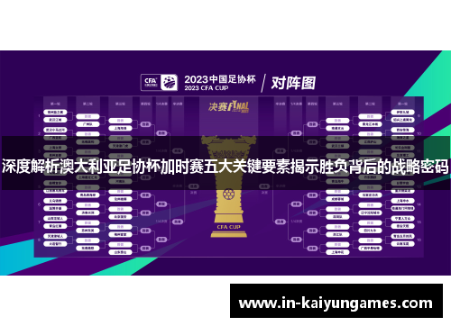 深度解析澳大利亚足协杯加时赛五大关键要素揭示胜负背后的战略密码 深度解析澳大利亚足协杯加时赛五大关键要素揭示胜负背后的战略密码