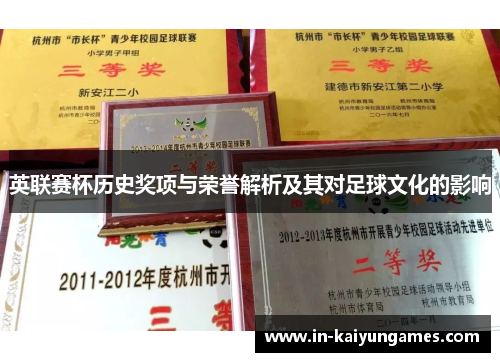 英联赛杯历史奖项与荣誉解析及其对足球文化的影响